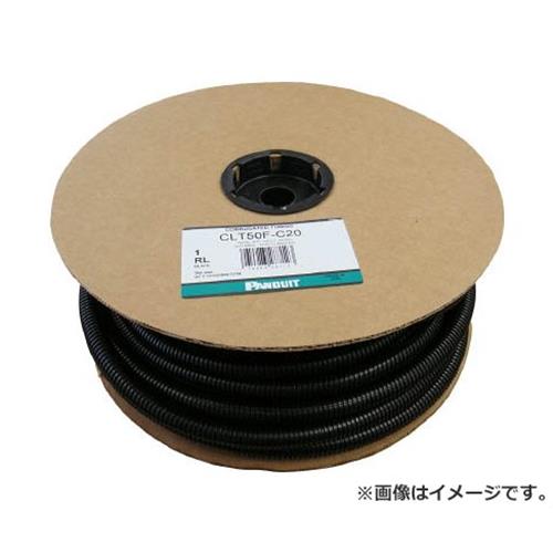 パンドウイット コルゲートチューブ ポリエチレン スリット付き 黒 CLT50FC20 [r20][s9-020]