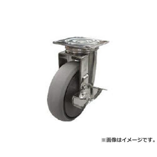 ユーエイ ステンレスキャスターシングルS付自在車 100径ナイロンホイルウレタン SUSGUJ100S [r20][s9-020]