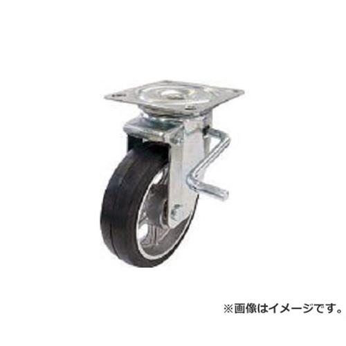 ユーエイ 産業用キャスター自在車ストッパー付 150径アルミホイルゴム車輪 PMS150AWLBR [r20][s9-020]
