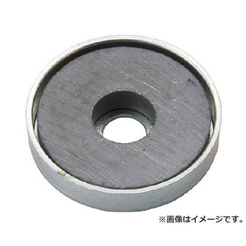 TRUSCO キャップ付フェライト磁石 外径50mmX厚み8.5mm10個入り TFC50RA10P 10袋入 [r20][s9-020]