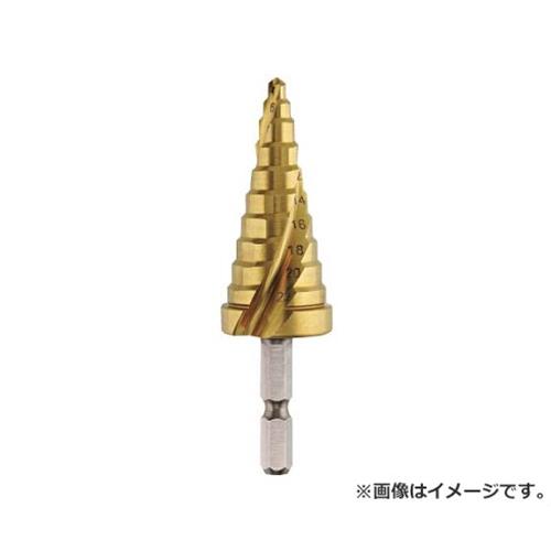 TOP 電動ドリル用六角シャンクスパイラルステップドリル ゴールドタイプ ESD616SG [r20][s9-020]