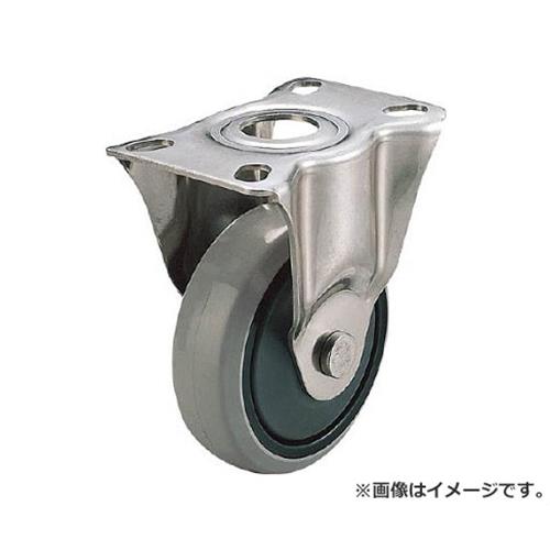 ユーエイ キャスターステンレス製固定車 125径ナイロンホイルウレタン車輪 SUSSK125GU [r20][s9-010]