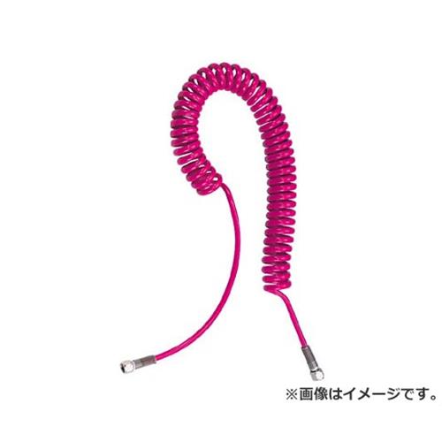 TRUSCO ハイパワーコイルホース高圧用 2.0MPa 5.7m HPC7 [r20][s9-020]