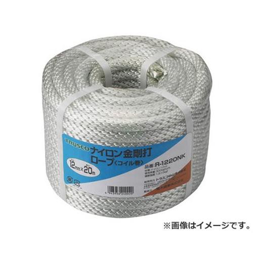 TRUSCO ナイロンロープ 金剛打 線径12mmX20m R1220NK [r20][s9-020]の通販は