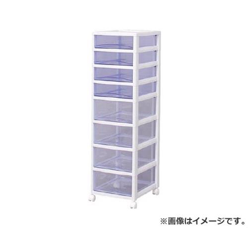 スーパークリアチェスト ホワイト/クリアブルー 浅4段深4段タイプ SCE440BL [r20][s9-020]の通販は