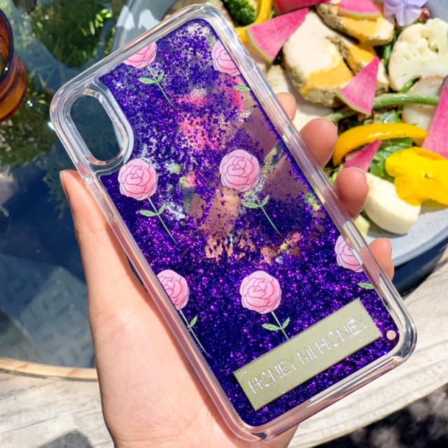 送料無料 Honey Mi Honeyグリッターケース Iphone Xs X 背面のキラキラがかわいいファッションブランドとのコラボケース 5柄の通販はau Pay マーケット スタイルミー