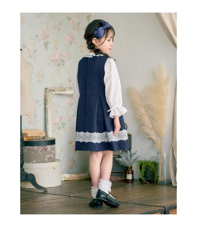 ボレロ　ジャケット　120 七五三　ワンピース　女の子　入学式　卒園式 12ai21_nvy.jpg?fitin=720:720