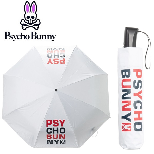 サイコバニー ゴルフ アンブレラ 折り畳み 傘 晴雨兼用 Psycho Bunny PBMG4FEXの通販は