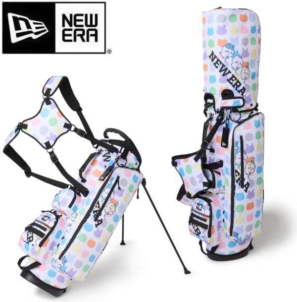 ニューエラ ゴルフ スタンド キャディーバッグ ちいかわ / ちいかわ・ハチワレ・うさぎ ホワイト/マルチ NEWERA GOLF (14864491)