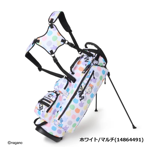 ニューエラ ゴルフ スタンド キャディーバッグ ちいかわ / ちいかわ・ハチワレ・うさぎ ホワイト/マルチ NEWERA GOLF (14864491)_3