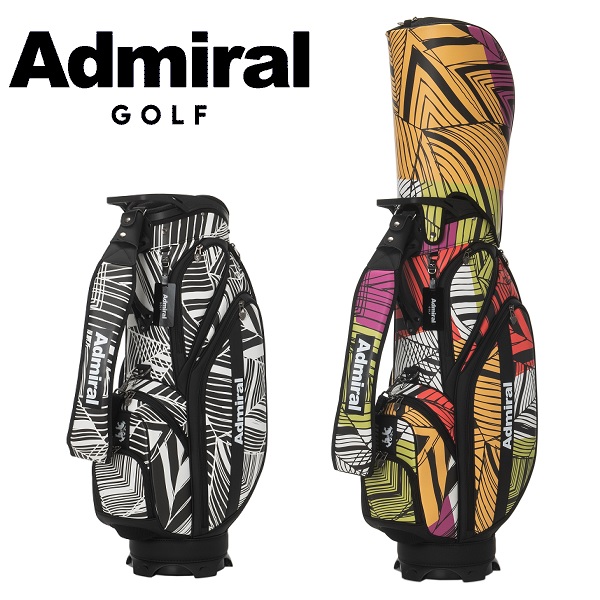 アドミラル ゴルフ キャディバッグ カートキャディバッグジオメトリックパターン Admiral Golf ADMG5BC2