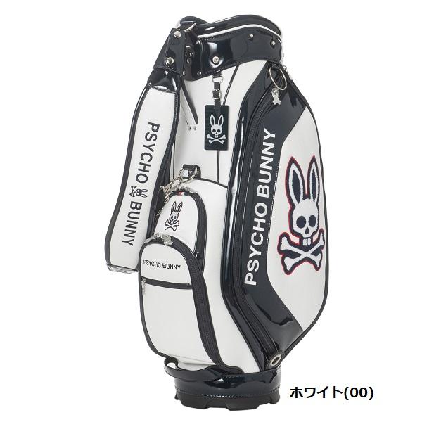 【数量限定品】 PsychoBunny キャディバッグ ホワイト エナメル 美品 数量限定品】 PsychoBunny キャディバッグ ホワイト エナメル 美