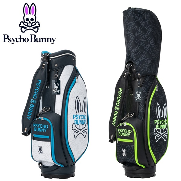 サイコバニー ゴルフ キャディバッグ カートキャディバッグ FLAGSHIP Psycho Bunny PBMG6AC4