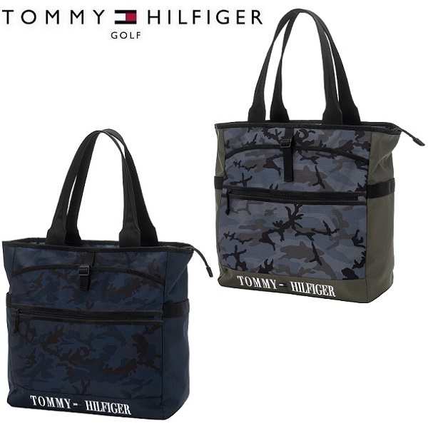 トミーヒルフィガー ゴルフ トートバッグ ミリタリー HILFIGER