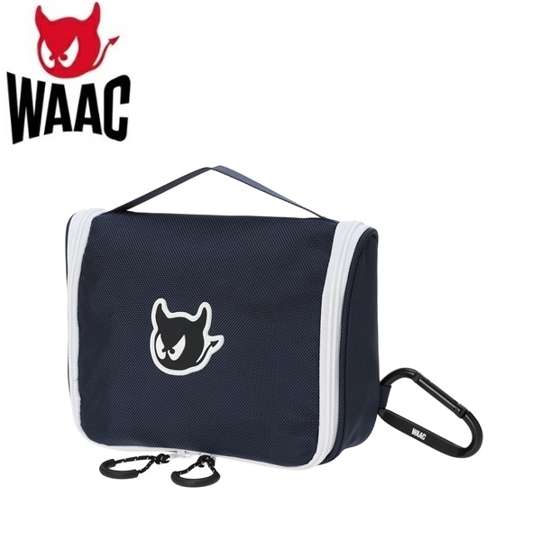ワック ゴルフ ポーチ オーガナイザー ネイビー 2026年発売 WAAC 072262822
