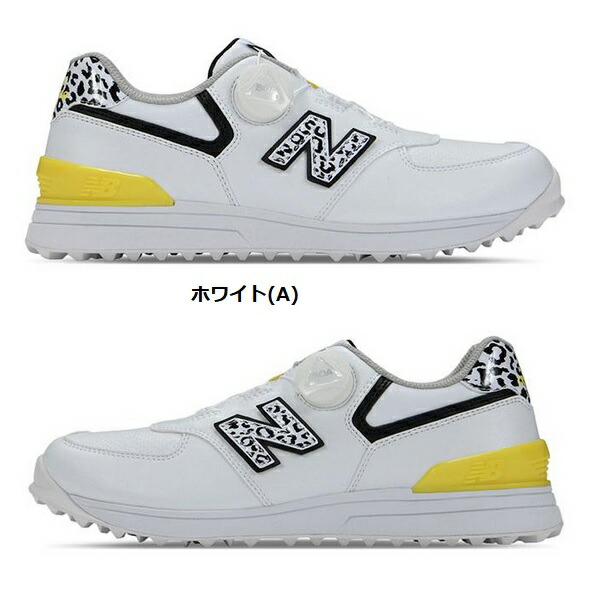 ニューバランス WGBS574 ホワイト ゴルフシューズ(撥水コーティング済み) New Balance Golf ニューバランスゴルフ new balance WGBS574 W
