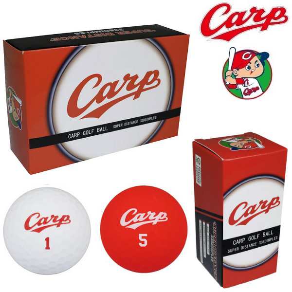 広島東洋カープ ゴルフボール 半ダース (6個入り) HCBA-3755 Carp 新品