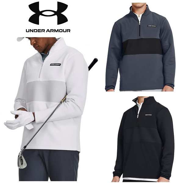 アンダーアーマー ゴルフ メンズ UAストーム デイトナ 1/2ジップ ジャケット UNDER ARMOUR 1379723【2023年秋冬モデル】