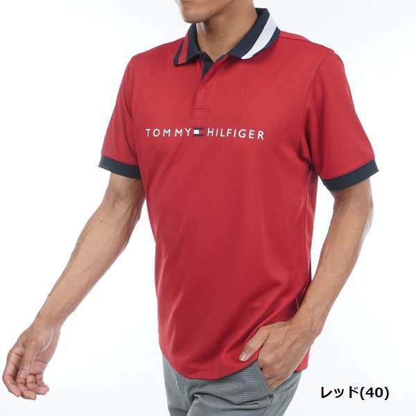 トミーヒルフィガー ゴルフ メンズ ベーシックロゴ ポロシャツ TOMMY