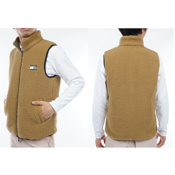 トミーヒルフィガー ゴルフ メンズ リバーシブル パデッドベスト TOMMY HILFIGER GOLF THMA369 2023年秋冬モデル_12