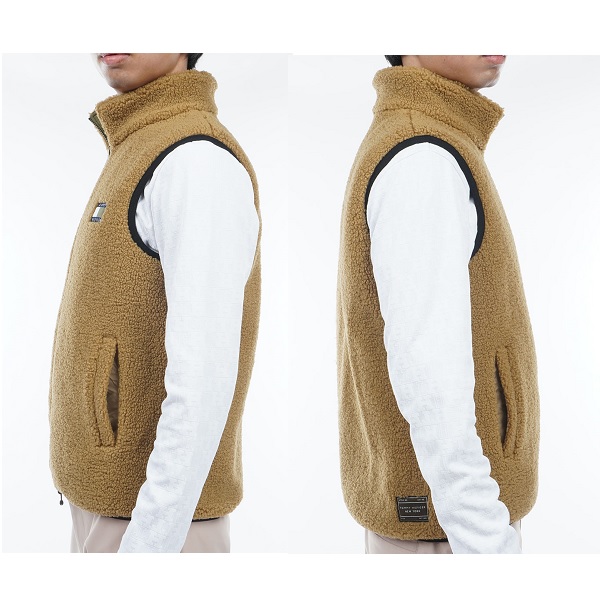 トミーヒルフィガー ゴルフ メンズ リバーシブル パデッドベスト TOMMY HILFIGER GOLF THMA369 2023年秋冬モデル_13