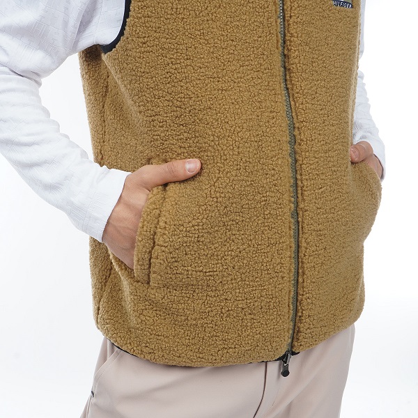 トミーヒルフィガー ゴルフ メンズ リバーシブル パデッドベスト TOMMY HILFIGER GOLF THMA369 2023年秋冬モデル_14