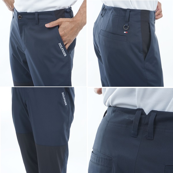 トミーヒルフィガー ゴルフ メンズ ハイブリッド リラックステーパードパンツ TOMMY HILFIGER THMA411 2024年春夏モデル_10