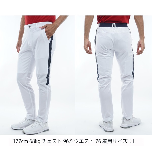 トミーヒルフィガー ゴルフ メンズ エアリー ロングパンツ TOMMY HILFIGER THMA426 2024年春夏モデル_2