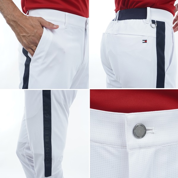 トミーヒルフィガー ゴルフ メンズ エアリー ロングパンツ TOMMY HILFIGER THMA426 2024年春夏モデル_4
