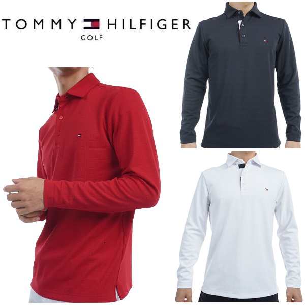 トミーヒルフィガー ゴルフ メンズ モノグラム ジャカード 長袖シャツ TOMMY HILFIGER GOLF THMA453 2024年秋冬モデルの通販は 7,977円