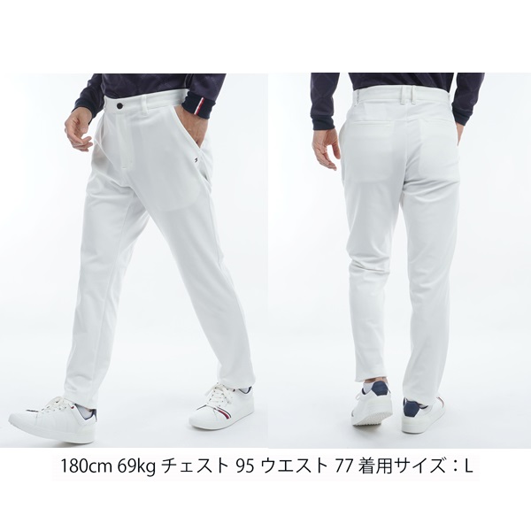 トミーヒルフィガー ゴルフ メンズ ストレッチ リラックステーパードパンツ TOMMY HILFIGER GOLF THMA484 2024年秋冬モデル_6