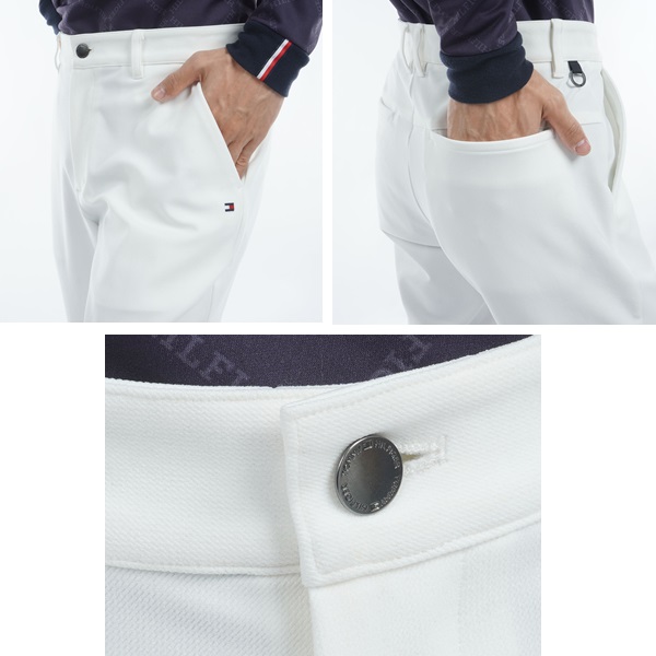 トミーヒルフィガー ゴルフ メンズ ストレッチ リラックステーパードパンツ TOMMY HILFIGER GOLF THMA484 2024年秋冬モデル_8