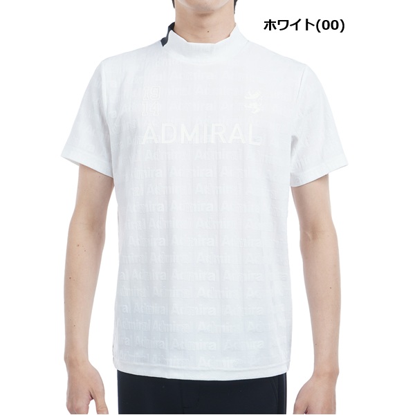 アドミラル ゴルフ メンズ ストライプジャガード モックネックシャツ ADMIRAL GOLF ADMA501 2025年春夏モデル_1