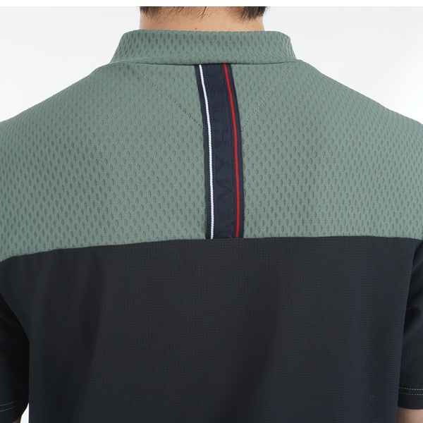 トミーヒルフィガー ゴルフ メンズ ハイブリッド 半袖モックネックシャツ TOMMY HILFIGER THMA537 2025年春夏モデル_11