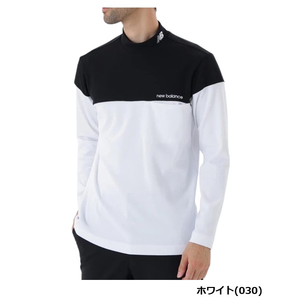 ニューバランス ゴルフ メンズ シャツ UV ストレッチ 長袖 モックネック プルオーバー New Balance Golf 012-5267001 2025年秋冬モデル_1