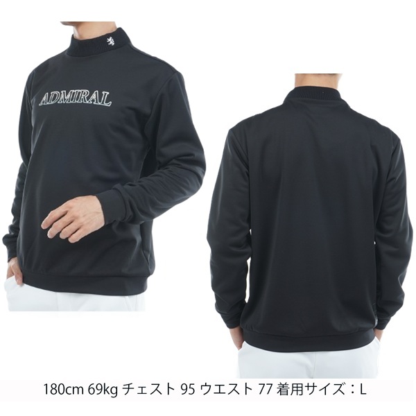 アドミラル ゴルフ メンズ ホカタッチ モックネックスウェット ADMIRAL