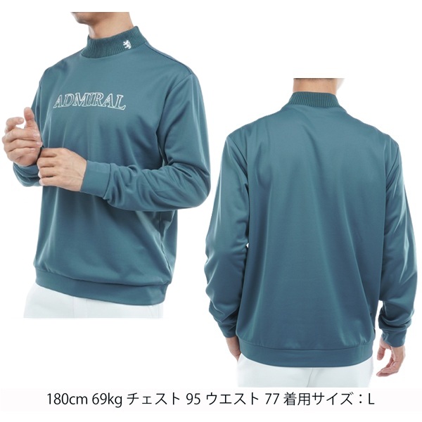 アドミラル ゴルフ メンズ ホカタッチ モックネックスウェット ADMIRAL