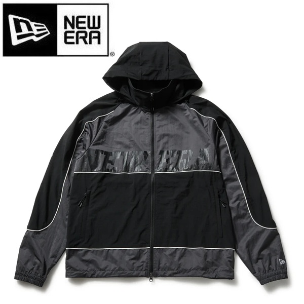 ニューエラ ゴルフ ウィンドジャケット パイピング ブラック NEW ERA (14859899) 2026年春夏モデル 10,934円