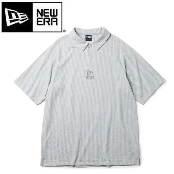 ニューエラ ゴルフ 半袖 ポロシャツ シアサッカー グレー NEW ERA (14859910) 2026年春夏モデル 7,387円