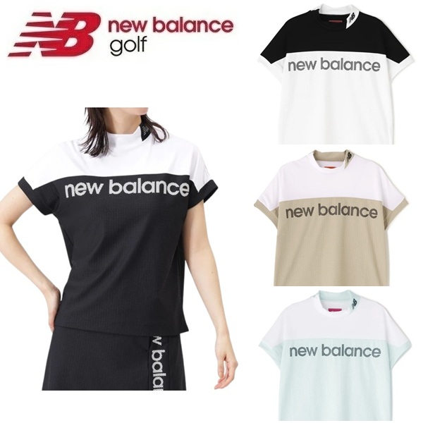 ニュー平衡にする ゴルフ レディース プルオーバー フレンチ衣手 モックネック ティーシャツ New Balance Golf 012-6166511 2026年春夏ひな型