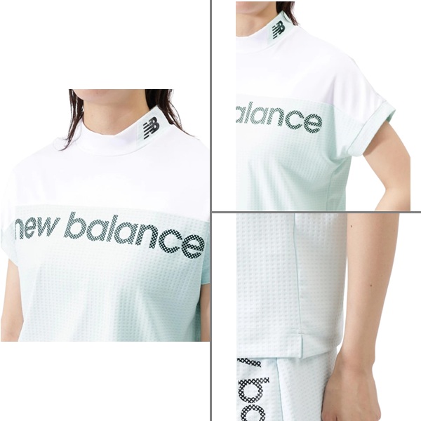 ニュー平衡にする ゴルフ レディース プルオーバー フレンチ衣手 モックネック ティーシャツ New Balance Golf 012-6166511 2026年春夏ひな型