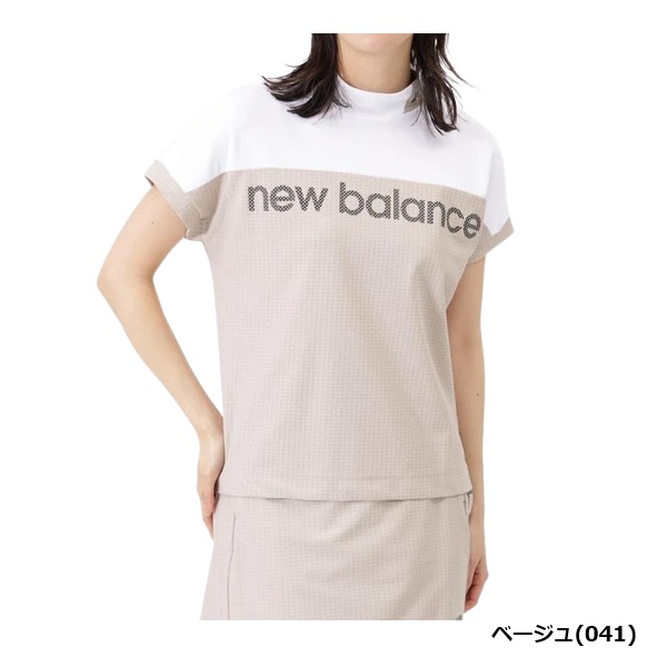 ニュー平衡にする ゴルフ レディース プルオーバー フレンチ衣手 モックネック ティーシャツ New Balance Golf 012-6166511 2026年春夏ひな型