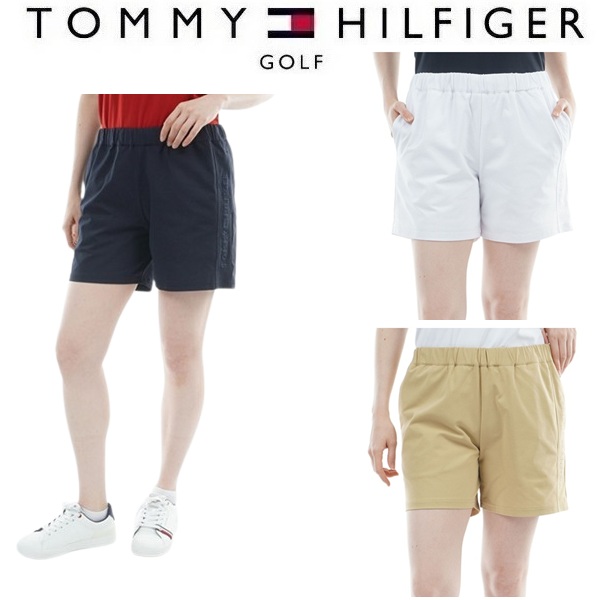 トミーヒルフィガー ゴルフ レディース メッシュ ハーフパンツ TOMMY HILFIGER THLA609 2026年春夏モデル