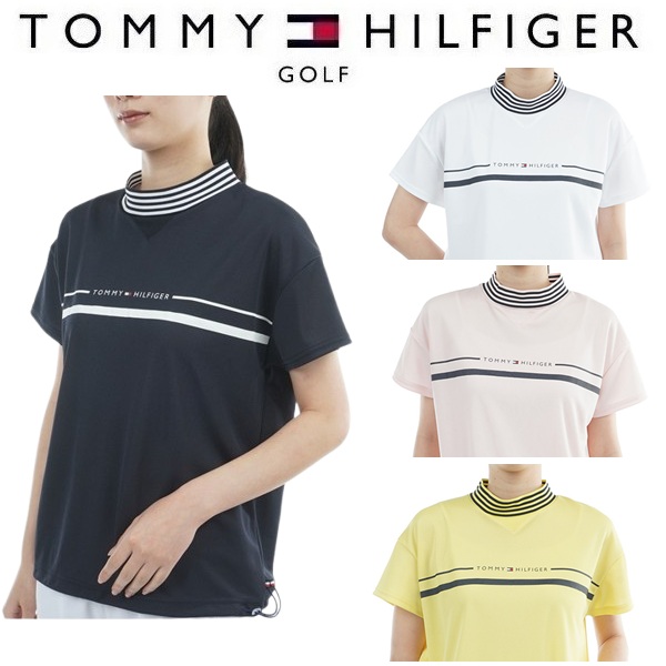 トミーヒルフィガー ゴルフ レディース オーバー モックネックシャツ TOMMY HILFIGER GOLF THLA618 2026年春夏モデル