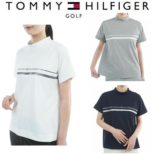 トミーヒルフィガー ゴルフ レディース ワッフルリラックス モックネックシャツ TOMMY HILFIGER GOLF THLA628 2026年春夏モデル