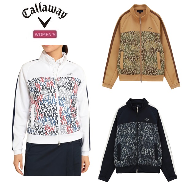 キャロウェイ ゴルフ レディース ブルゾン ロゴダンボールスウェットブルゾン Callaway Golf C23217201