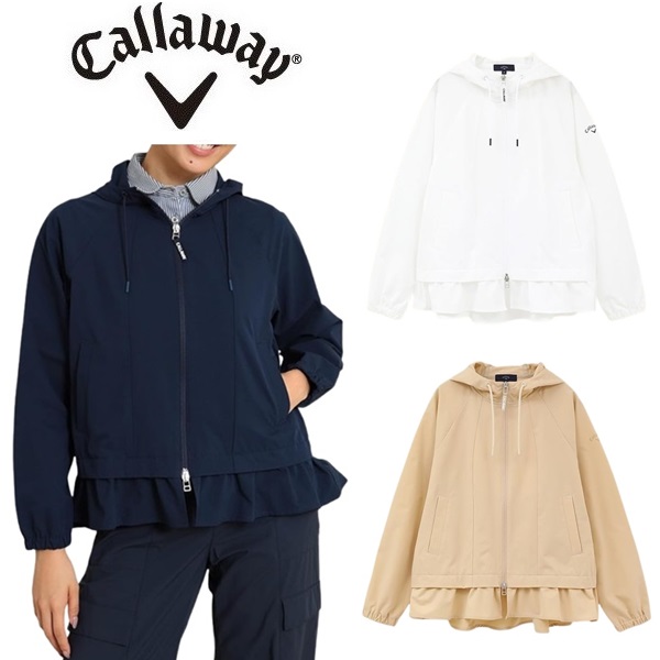 キャロウェイ ゴルフ レディース ブルゾン 8WAYストレッチ フルジップブルゾン Callaway Golf C24115200【2024年春夏モデル】