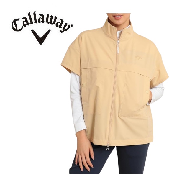 キャロウェイ ゴルフ レディース ブルゾン 8WAYストレッチ ハーフスリーブブルゾン Callaway Golf C24116200【2024年春夏モデル】の通販は