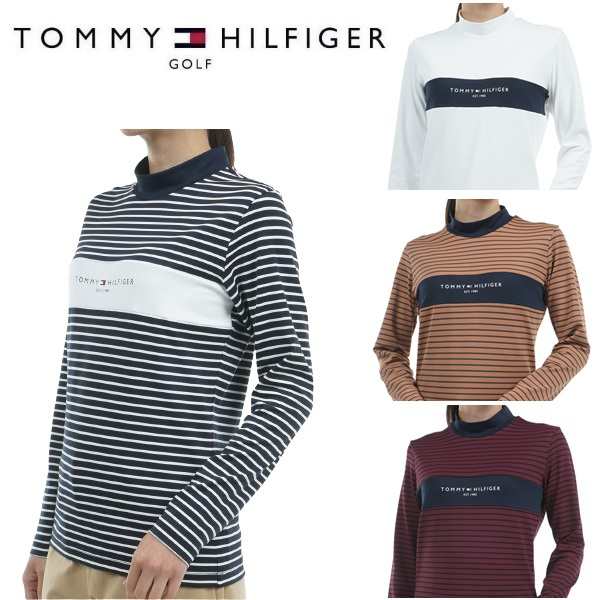 トミーヒルフィガー ゴルフ レディース モックネック 長袖シャツ TOMMY HILFIGER GOLF THLA461 2024年秋冬モデルの通販は