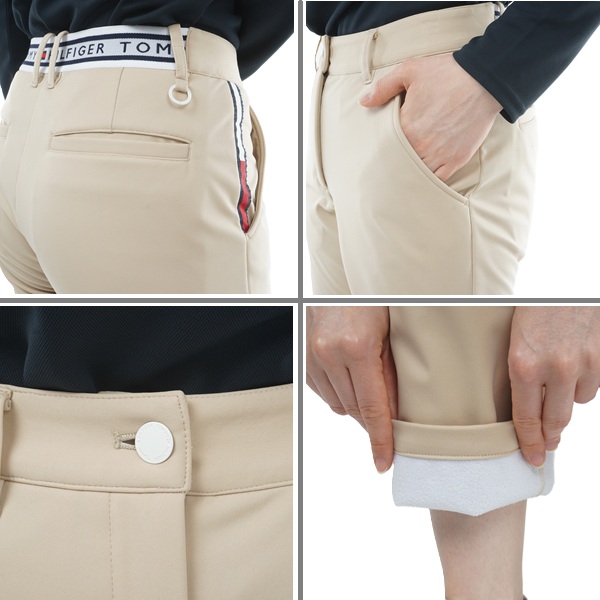 トミーヒルフィガー ゴルフ レディース 気流校正刷り ウォームズボン下 TOMMY HILFIGER GOLF THLA383